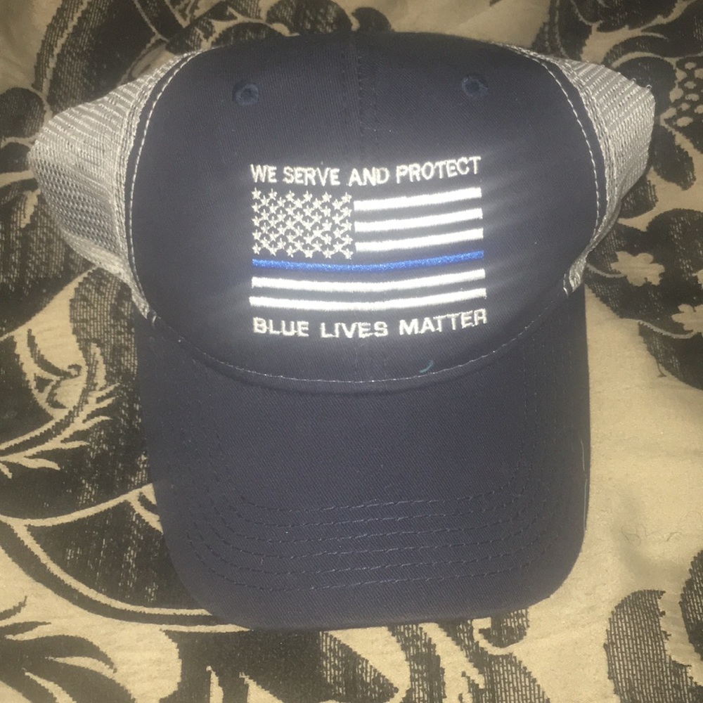 Blue lives Matter Trucker Style Cap